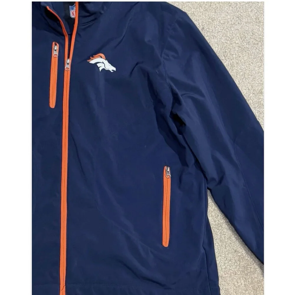 Denver Broncos Mens XL NFL Officially Licensed G-III Soft Shell Full Zip Jacket
